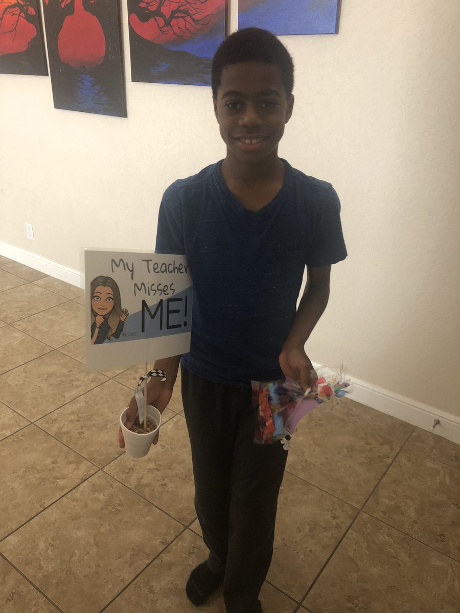 Special delivery from his AMAZING teacher.  #NISDAtHome #NISDLegends #ThisIsNorthside