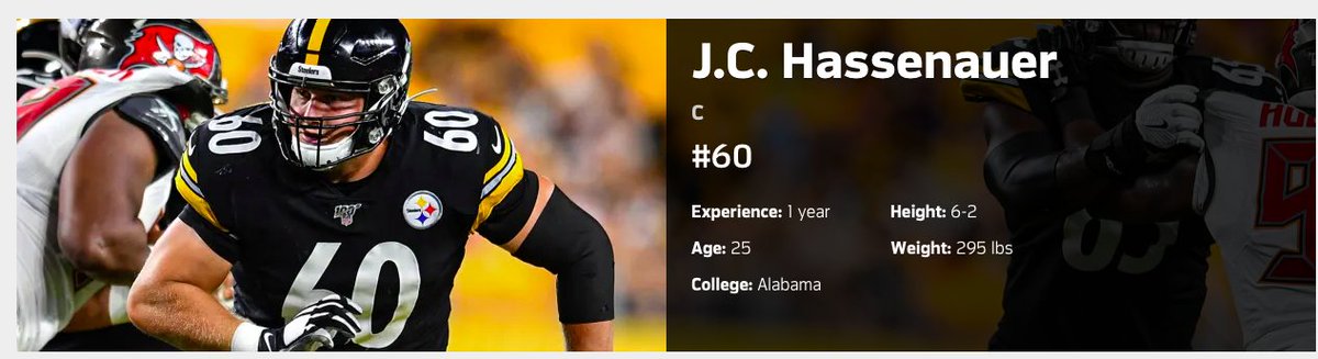 Great talk today with @Steelers OL J.C. Hassenauer on what it takes to make the team &amp; <a href="/MaurkicePouncey/">Maurkice Pouncey</a> 

"Working behind an all-decade center like Pouncey is perfect for me. He's such a great player - I learn something from him every day."
#Steelers <a href="/JCHassenauer/">J.C. Hassenauer</a>
