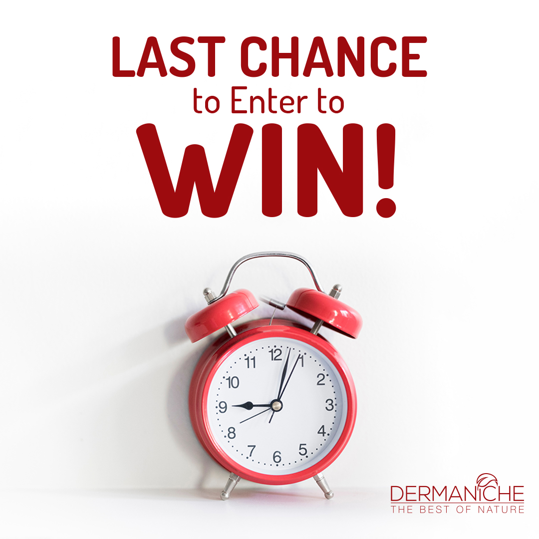 Make sure you have entered all 3 of our giveaways before we announce the winners on May 1st! 🎉🙌 Visit our website for all ways to enter and rules. dermaniche.com/love-your-natu…