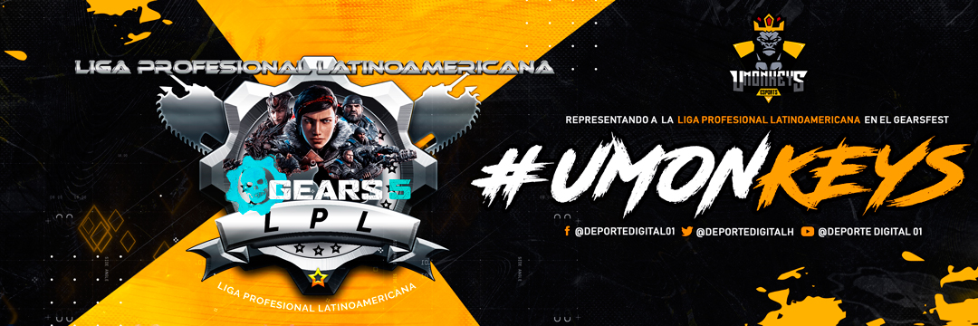 U-Mᴏɴᴋᴇʏs ᴇSᴘᴏʀᴛs🔥
Orgullos de representar a la #LPL🏆
En esta convivencia entre ligas #GEARSFEST

<a href="/DeporteDigitalH/">Deporte Digital 01</a> 
<a href="/UMonkeysMx/">U-Monkeys 🔥</a>
<a href="/VisualProGames/">Visual Pro Games</a> 
@iThe_Papy
<a href="/PremierGamingTV/">Premier Gaming TV</a>
<a href="/mataomega/">MataoMega</a> 
<a href="/TioDissel/">Tio Dissel🎙🔥</a>