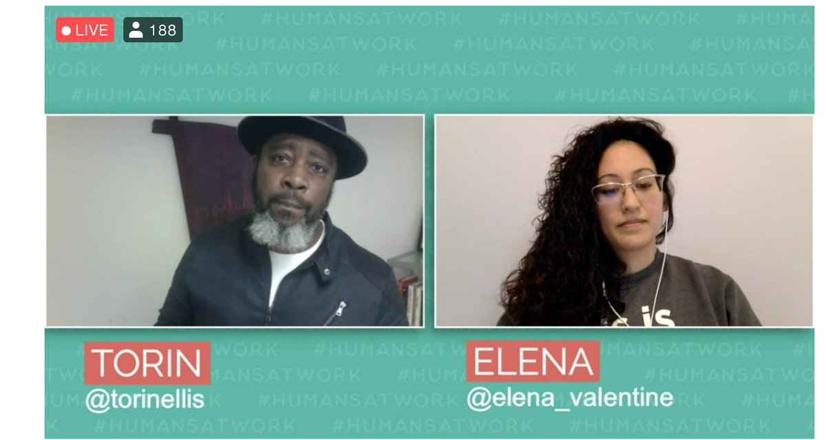 adamrosenfield's tweet image. Spent an hour at the #HumansatWork film festival. So many good films on the topics of community, race, stress, with one theme: Empathy. We all could use a little more of it. 

Cool to see Torin Ellis in action for the first time. Was nice to connect to HR folks in this way.