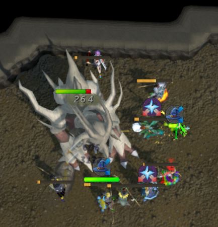 TheLGBTCorner's tweet photo. We had lots of fun today killing the Corporeal Beast!! Watch out for more clan events, posted in our discord regularly. #thelgbtcorner #runecape #rs3 #clanevent https://t.co/K3nKYwo6aI