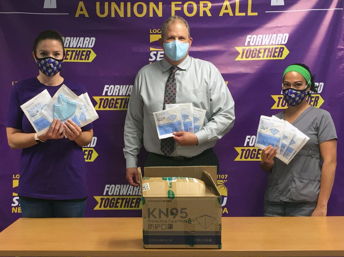 Seiu Nevada On Twitter Seiu1107 Says Thank You To Judge David M Jones For Donating N95masks To Our Frontline Healthcare Heroes Today Protectallworkers Https T Co 3avwy9zytf