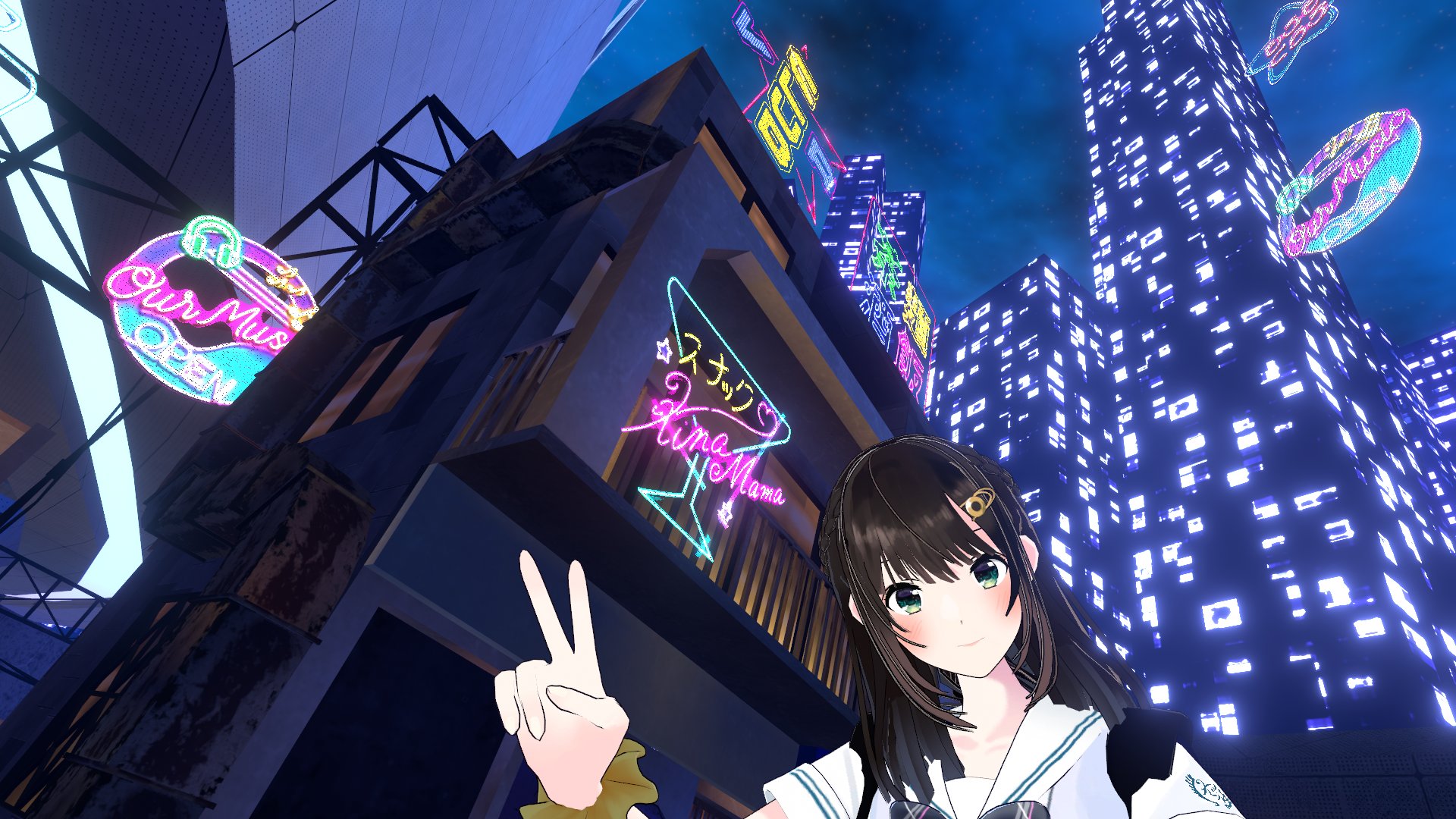 近未来都市の裏路地に迷い込んだ女子高生 Twitter Search Twitter