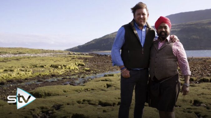 Don’t miss @McTSingh on @ITV tomorrow at 2:00pm with @jamesmartinchef from the Islands to Highlands. When they take a magical trip to the Isle of Skye! #islandstohighlands #scotland #tonysingh #edinburgh #jamesmartin