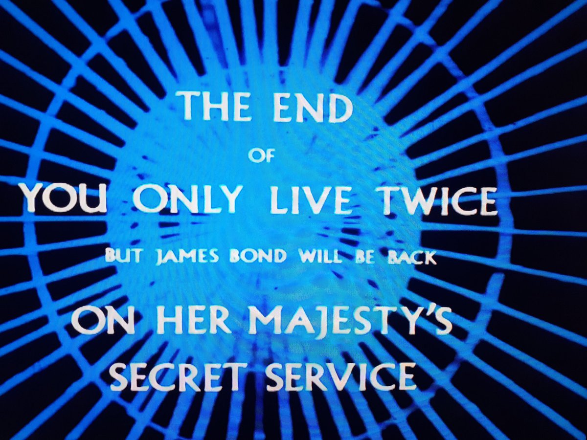 I always loved the next films title reveal at the end of the older films. 

#JamesBond #Titlereveal #YOLT #ShakenNotStirred