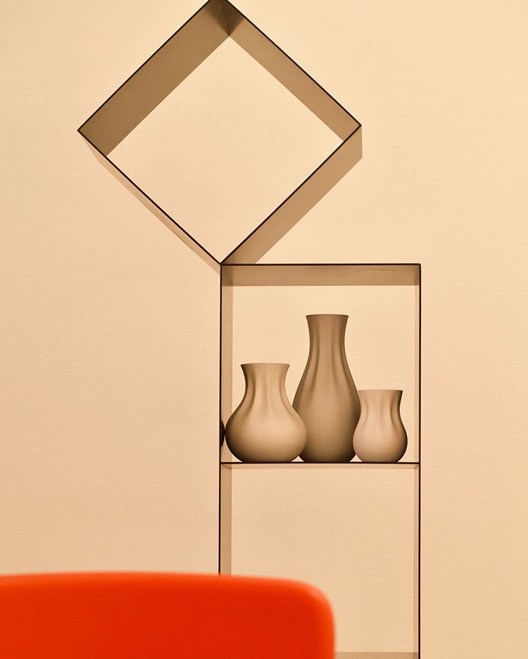 An ingenious challenge against the force of gravity...⁣
⁣
Part of the <a href="/cappellini_/">Cappellini</a>  collection, Drop by #Nendo is a two-sided column bookshelf made of matte lacquered laser-cut sheet metal.⁣
⁣
Applications are now open for 2020 I-MADE exhibitors: i-made.co.uk