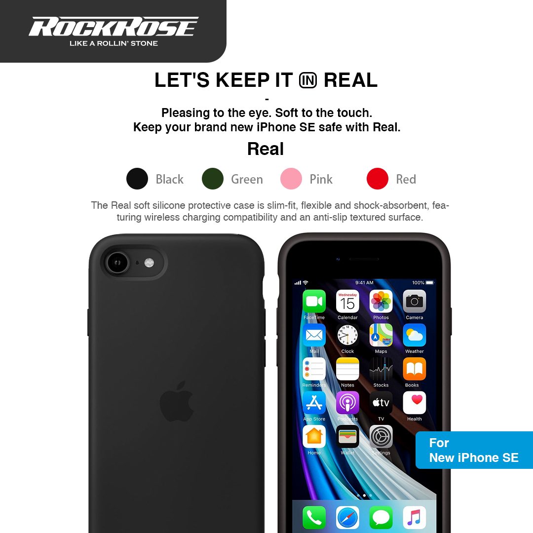 HelenShi2016's tweet photo. Full range Rockrose cases for the new iPhone SE

- Real Series Silicone Case
- Desire Series TPU + Matt Back Case
- Aqua Series TPU + Clear Back Case

#rockrose #rockrosetech #madebyrockrose #sapphire #iphonese #newiphone #newiphonese #iphonese2 #iphone9 #protection #caseiphone https://t.co/3mTCyFO89I