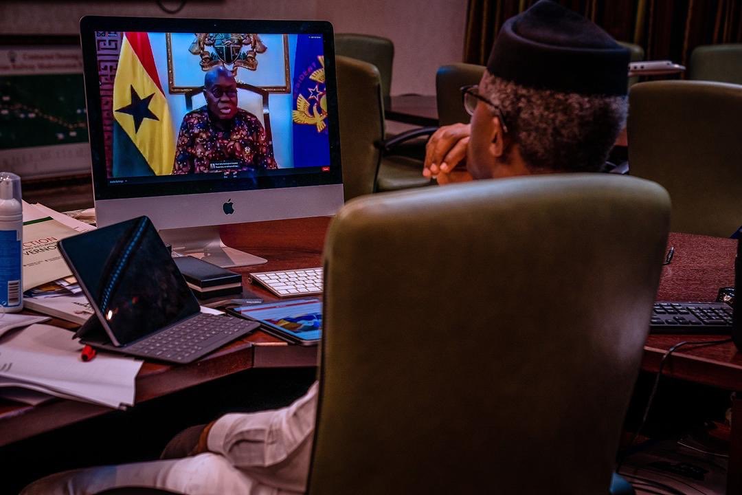bbolin8's tweet photo. Earlier today, Vice President Yemi Osinbajo, SAN, featured in a virtual conference themed "This isn't the West - How Africa's Informal Sector Reacts to COVID-19". https://t.co/0sCVGIHq6w