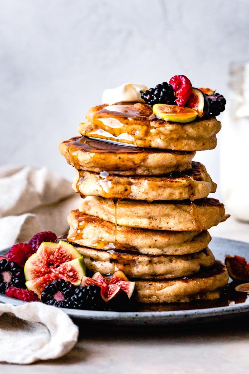 berhanteff's tweet photo. Check out these perfect, crispy on the outside and fluffy on the inside, TEFF PANCAKES!!! Get the recipe at
https://t.co/MX0nNZX3vh

#teff #teffflour #glutenfree #nongmo #stonemilled #supergrain #wholegrain #flourmill #pancakes #breakfast #Foodie #Toronto #Barrie : @AlannaTT https://t.co/MNRDbLNCld