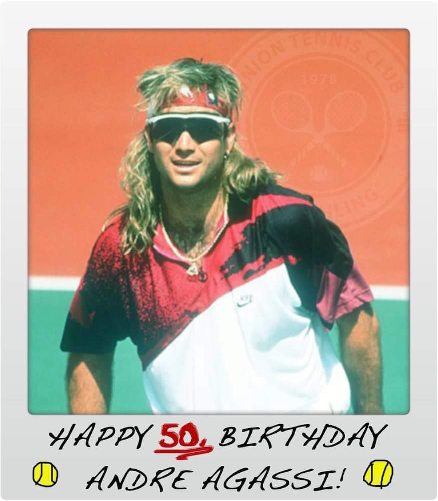 Happy 50. Birthday 
Andre Agassi! 