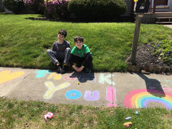 Check out these Silvia stars celebrating compassion! Riley and Gavin demonstrated compassion this week by leaving words of kindness on the sidewalk in chalk! Way to go boys@ #SilviaCompassionInAction <a href="/frps_Silvia/">Silvia Elementary</a>