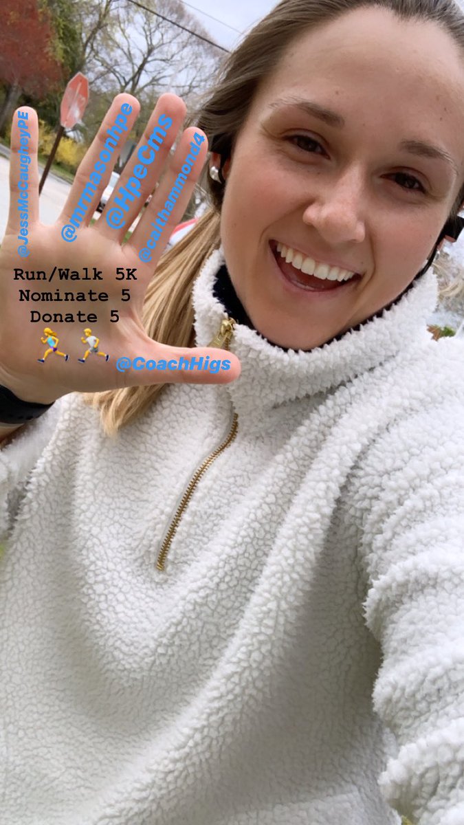 missfreemanHPE's tweet photo. Thanks for the challenge @stuabu23 &amp; @MakaylaClarke18 for the nomination!! Run/Walk a 5K, Nominate 5 &amp; Donate 5! NO pressure! Just a fun way to stay healthy &amp; active. I challenge you next @CoachHigs @caithammond4 @HpeCms @mrmasonhpe @JessMcCaugheyPE  #stayhealthy #stayactive 🏃‍♀️ https://t.co/lE7C5gLSzy