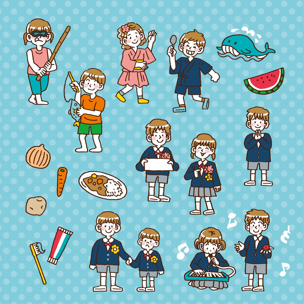セキサトコ イラストレーター 周南小さき花幼稚園さま 山口県周南市 の卒園アルバムにカットイラスト を描かせていただきました 写真の周囲をイラストで彩り 賑やかで楽しいアルバムができました 一日も早くコロナウイルスが収束して 園児の皆さんが セキサトコ イラストレーター 周南小さき花幼稚園さま 山口県周南市 の卒園アルバムにカットイラスト を描かせていただきました 写真の周囲をイラストで彩り 賑やかで楽しいアルバムができました 一日も早くコロナウイルスが収束して 園児の皆さんが
