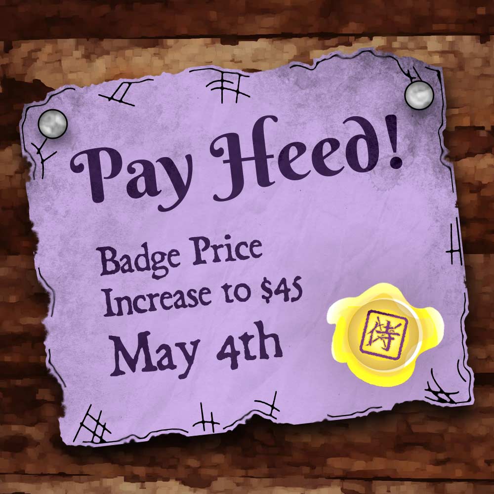 daishocon's tweet photo. Your friendly Daisho reminder post, just less than a week before badge prices go up! 🌞 Register or find more info online at https://t.co/p4sBAXmKVf! https://t.co/bysqfZThAH