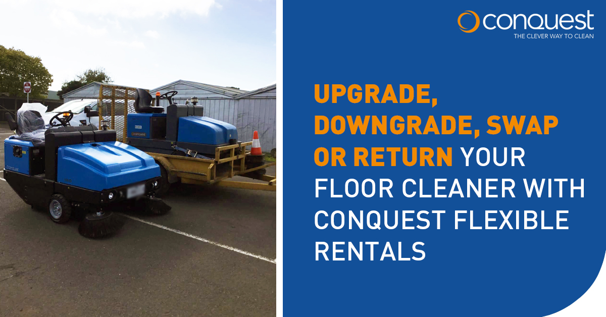 ConquestEquip's tweet photo. With the ability to upgrade, downgrade, swap or return your floor cleaning equipment, learn more about Conquest’s Flexible Rental Offer today by contacting one of our friendly team members at https://t.co/X4TsSdnzx8 

#fullyflexiblerentals #longtermrental #noriskrentals https://t.co/Yz1hx9dfvY