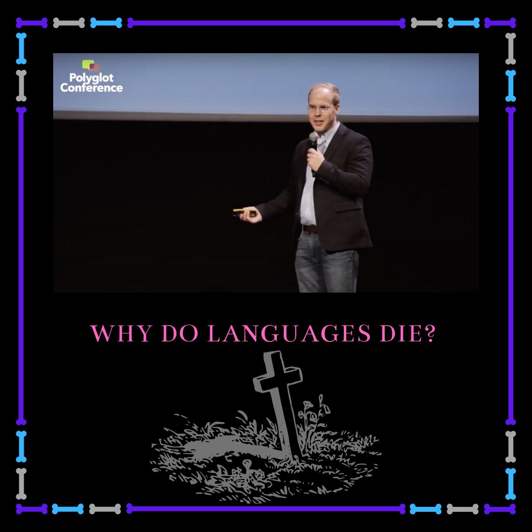 polyglot_confer's tweet image. How do languages die? And how do we save them? ⠀
⠀
Dr. Rob Painter talked on this topic in Reykjavik and you can enjoy his fascinating talk on our Youtube channel: youtu.be/fEUw_aHIGTs⠀#LanguageDeath