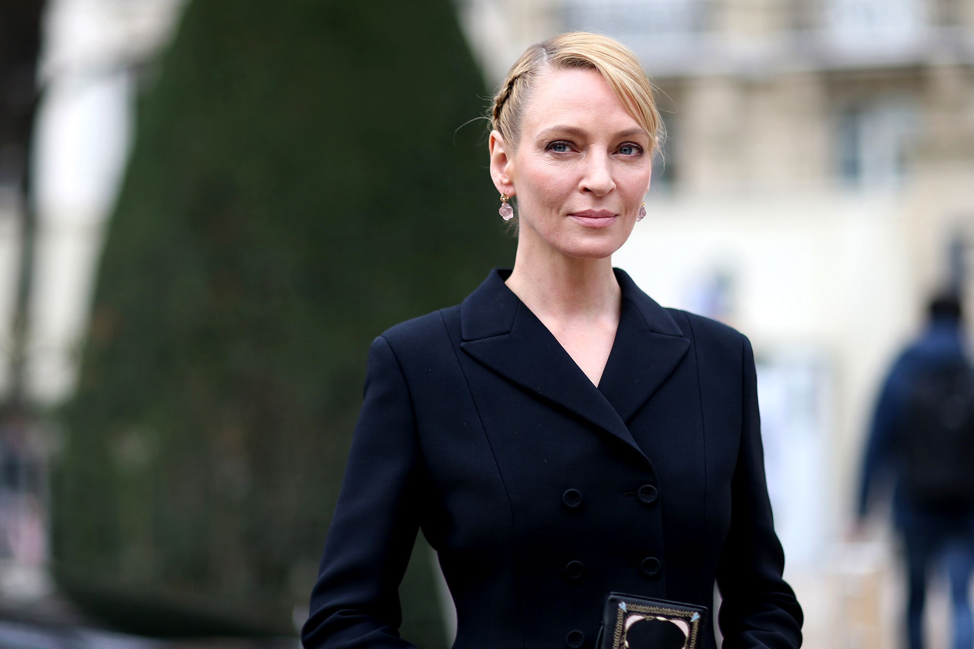 \"I\ve learned that every working mom is a superwoman.\"
Happy 50th Birthday to the great, Uma Thurman. 