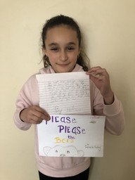 Madison from 3DC chose to listen to Please, Please the Bee, and she wrote about how the characters demonstrated compassion in the text. Nice work! #SilviaCompassioninaction <a href="/frps_Silvia/">Silvia Elementary</a>