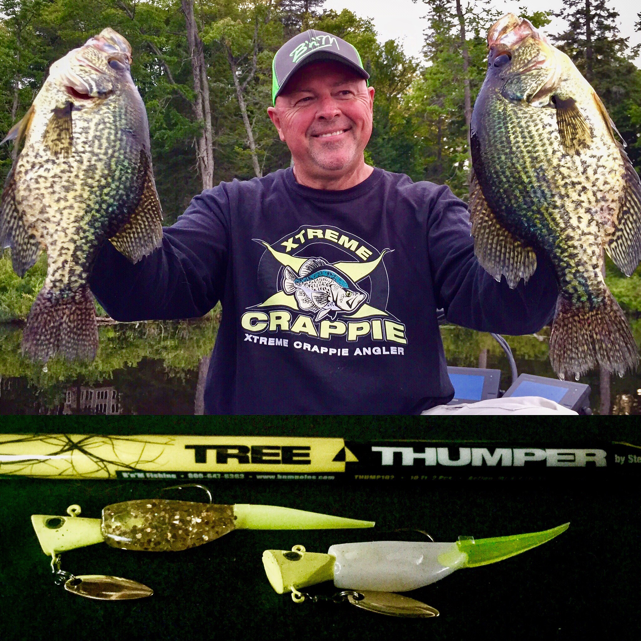 WorldFishingNetwork on X: It's trailer park non-stop crappie action with  the Crappie Magnet 'gold dust' slab magnet and twelve foot B`n`m JIG POLE!  Xtreme Crappie Angler