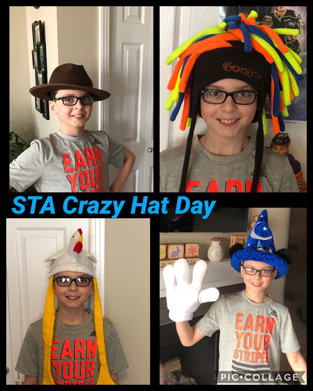 STA_ECSRD's tweet image. Crazy hats at STA today 🎩! Love your choices Cole 😀
#ecsrdSTRENGTH