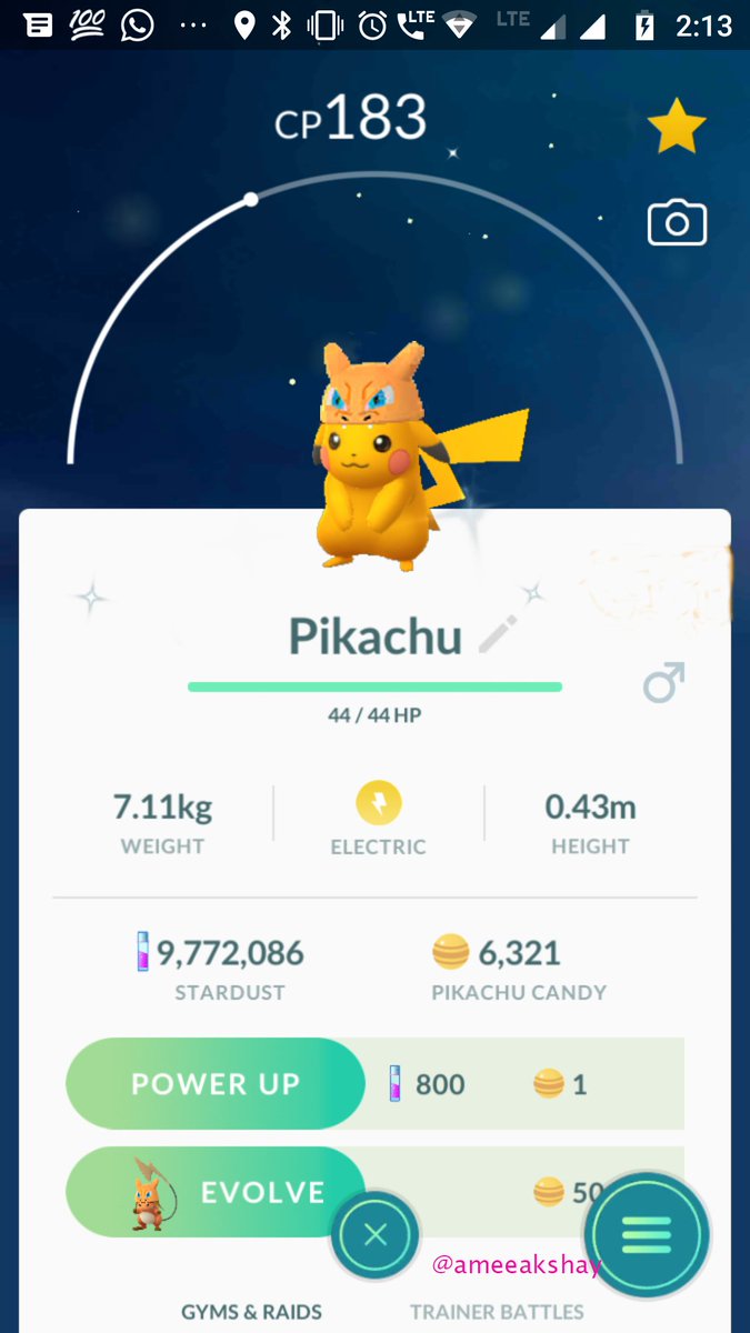 ameeakshay1993's tweet photo. More shinies for upcoming may event!!! And guess what..more pikachus!!😅😣
Here's my take on them...not my best work with virizion, but will have to work!😅🙏
#shinyedit
#shinyhype
@OzRlate1 @jenghom @brn @Shinytracker @The_Trap_Is_Set @StardustPokmnGO @Shankha_Deep17 @BPost222 https://t.co/O979YTdEQK