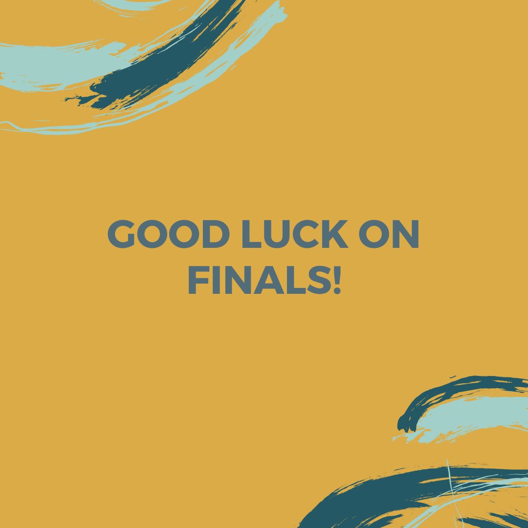 Wishing everyone a great end of the semester from SSGU✅