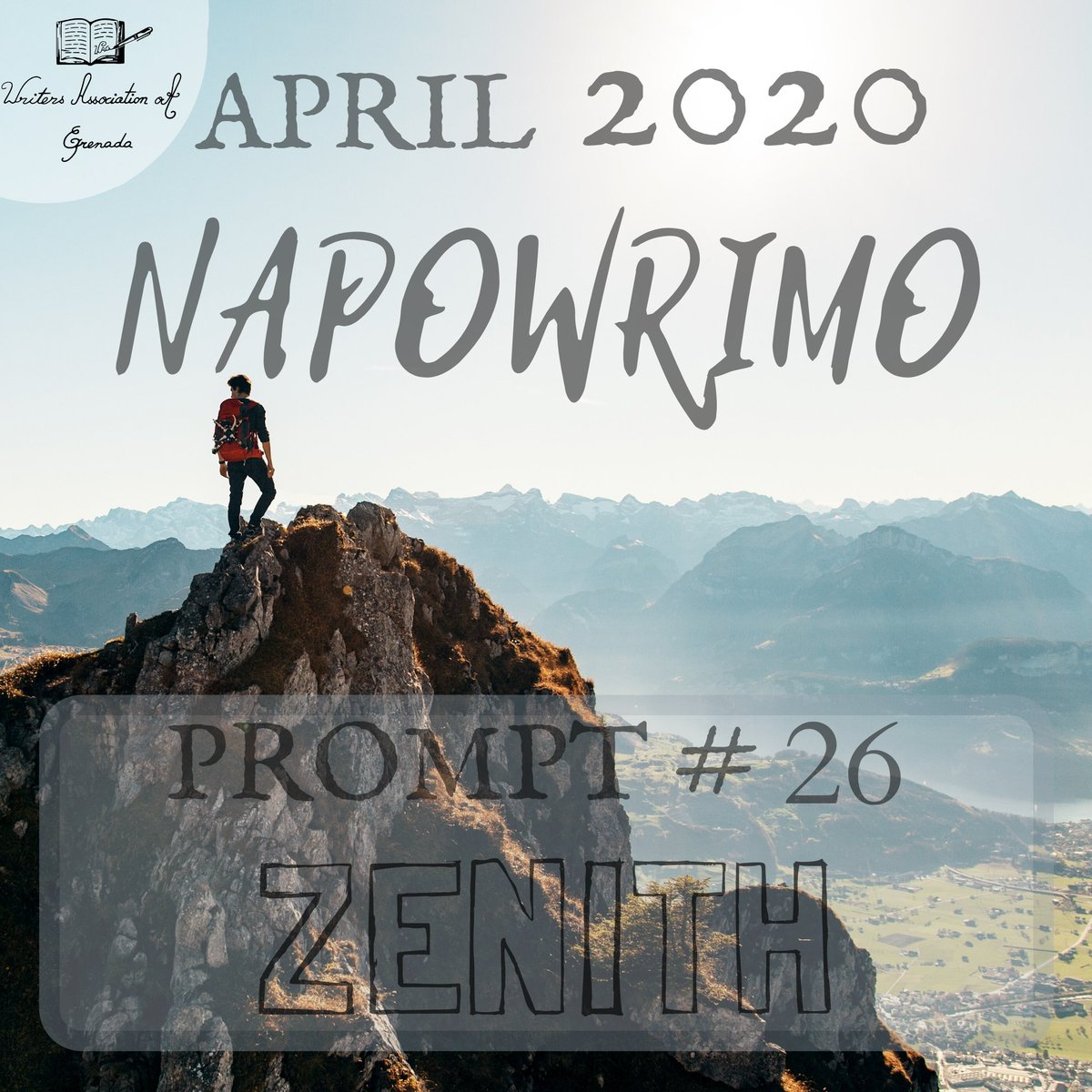 WAGrenada's tweet photo. #WAGNaPoWriMoPrompt26
ZENITH
The struggle is tough but the air up there, is unbelievable.
#NaPoWriMo2020 #WAGNaPoWriMo2020 
#CantGoWrongWhenYouWrite https://t.co/L9JjQPD0gg