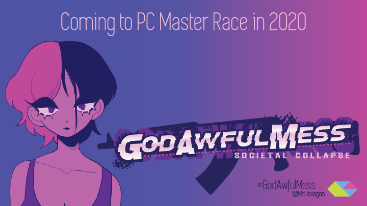 MrHexagon's tweet photo. Lining up some special guests for #GodAwfulMess ๐ and itโs very exciting.
VERY EXCITING.
#gamedev #indiegame https://t.co/vXDOxyFwyy