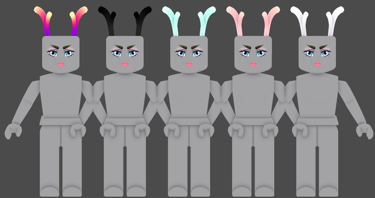 Erythia On Twitter Stubby Antlers In A Variety Of Colors I Have A Few Other Ideas For The Rest Of This Week Cannot Wait 3 Roblox Robloxugc Https T Co J0mcisk1bs - bunny tail roblox