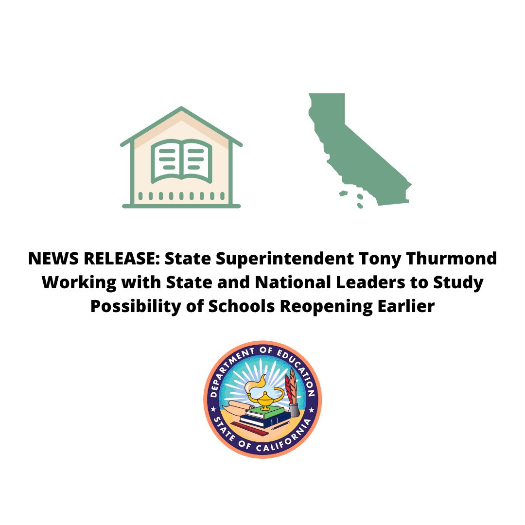 CA Department of Education tweet media