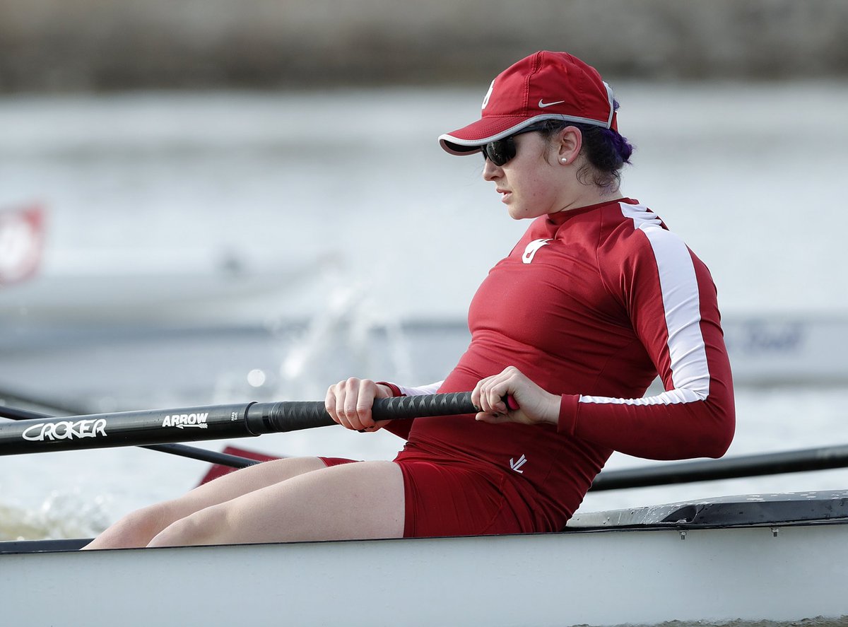 OU_Rowing's tweet photo. ๐ข๐๐๐๐๐ฎ๐ป๐ฑ๐ถ๐ป๐ด ๐ฐ๐ฎ๐ฟ๐ฒ๐ฒ๐ฟ ๐ฎ๐ฐ๐ต๐ถ๐ฒ๐๐ฒ๐บ๐ฒ๐ป๐.
Andrea Batchev is the 2020 female recipient of the #CrimsonMagic Senior Conference Medal! https://t.co/lGlFiN6SGj