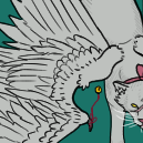 Evit_cani's tweet image. Another battle token! This one is of Salt, Mila's tressym familiar. 

#tressym #dnd5e #DnDcharacter #dnd