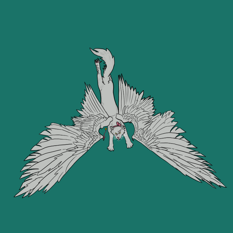 Evit_cani's tweet image. Another battle token! This one is of Salt, Mila's tressym familiar. 

#tressym #dnd5e #DnDcharacter #dnd