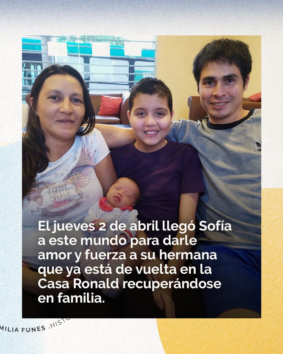 Deslizá las fotos para conocer la historia de la familia Funes en la Casa Ronald de Córdoba 🥰
.
.
.
#CasaRonald #Córdoba #ManteniendoALasFamiliasCerca #historias #gracias