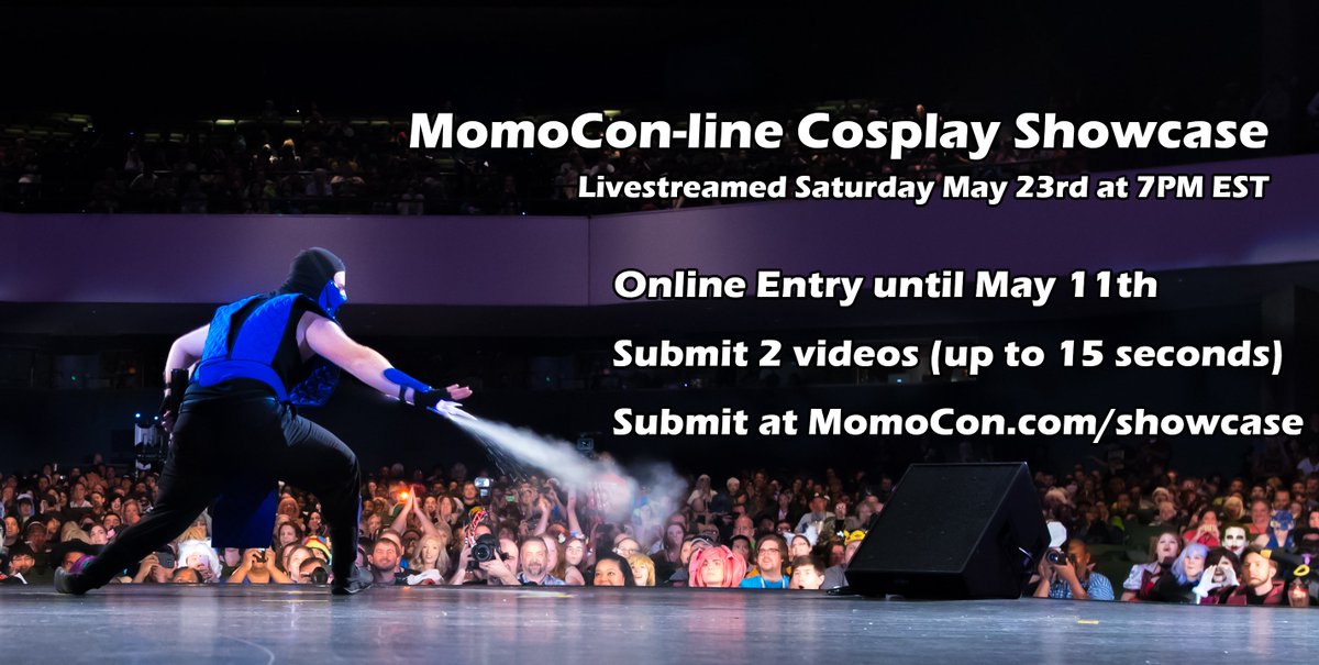 Cosplay is a central part of MomoCon, so we are organizing a hashtag driven campaign #MomoCosplayDay on Saturday, May 23rd to share your cosplay! We have also opened an online cosplay showcase where we are seeking your 15 second cosplay videos at MomoCon.com/showcase