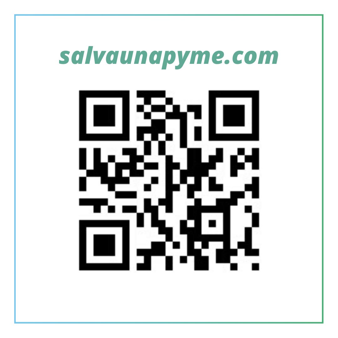 salvaunapyme's tweet photo. ¡Abrí tu cámara y escaneá el QR! Somos argentinos colaborando con argentinos. Colaboremos con la sostenibilidad dando una mano a los pequeños productores, y nuestras familias argentinas. 
¿Cómo? Realizando una compra anticipada HOY para disfrutarla post cuarentena!
¡SUMATE! https://t.co/1z5d5EZ77b