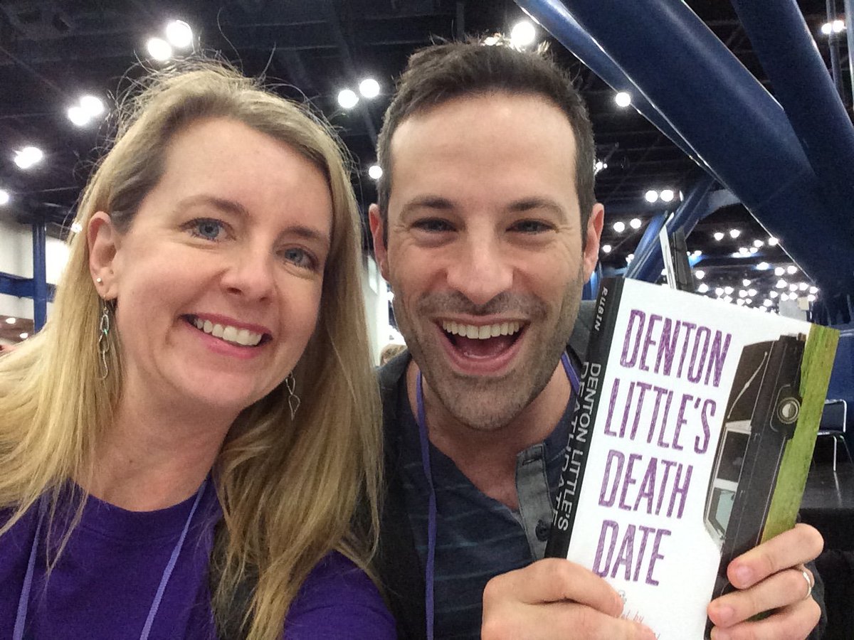 SvilleHSLib's tweet photo. Just finished reading this book from @lancerubinparty Funny premise & timely to current events. One fav. line: "Please let my death not be a result of seasonal allergies." #neverstoplearning #comicsansfont #allergysufferer #humorousread https://t.co/ajzzJJ9Xrq