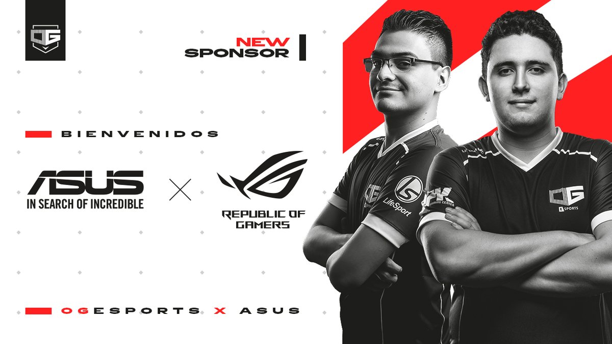 Para hacer en grande, debes estar acompañado por los grandes.

¡Unimos fuerzas con <a href="/Asus/">ASUS</a> y <a href="/Asus_ROG/">ROG Global</a>!💥

Estamos muy contentos de poder trabajar junto a una marca líder en el mercado. Vamos a lograr grandes cosas, esto recién comienza💪

#OGEWIN🔥 #Asus🖥 #Rog🖱