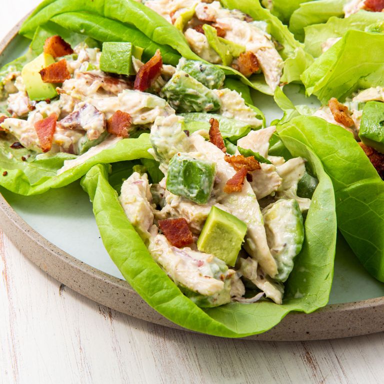 A tangy dressing brings a memorable flavor to this chicken salad. #healthy #recipes  cpix.me/a/96367191