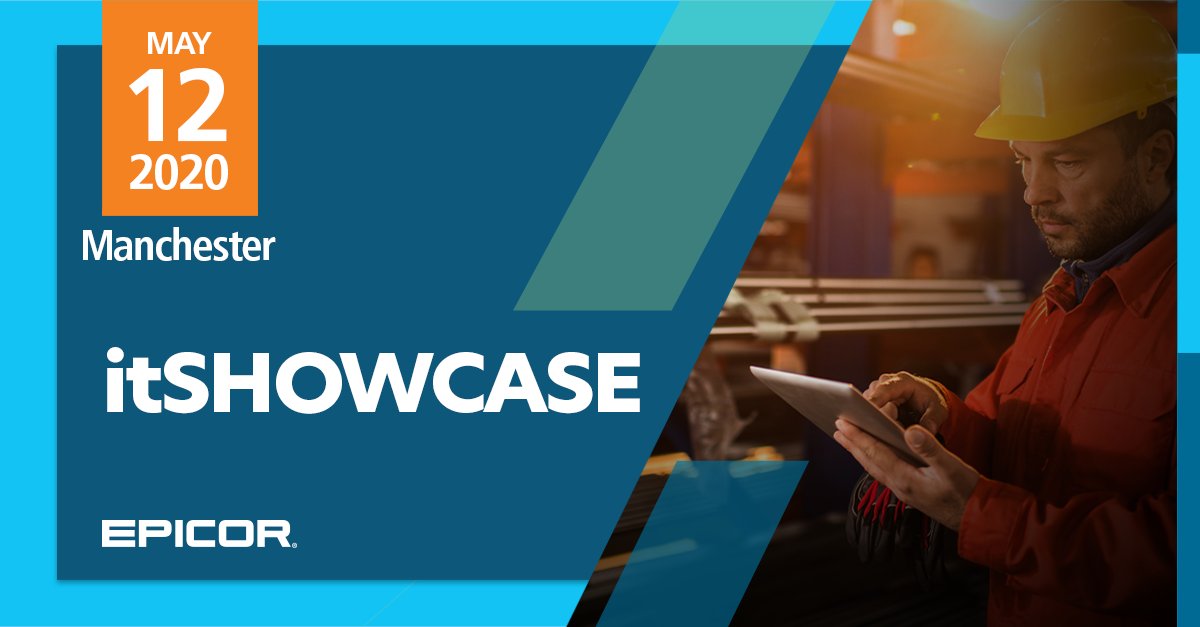Epicor is ready to chat at the May 12th itSHOWCASE South Business Software Show. Book an online meeting here itshowcase.co.uk/event/manchest…
via @itshowcase @epicor <a href="/Epicor/">Epicor</a>UK #EpicorPartner #Digital #Manufacturing #Automation #AI #ERP #Mfg #strategy #strategic #management #consulting