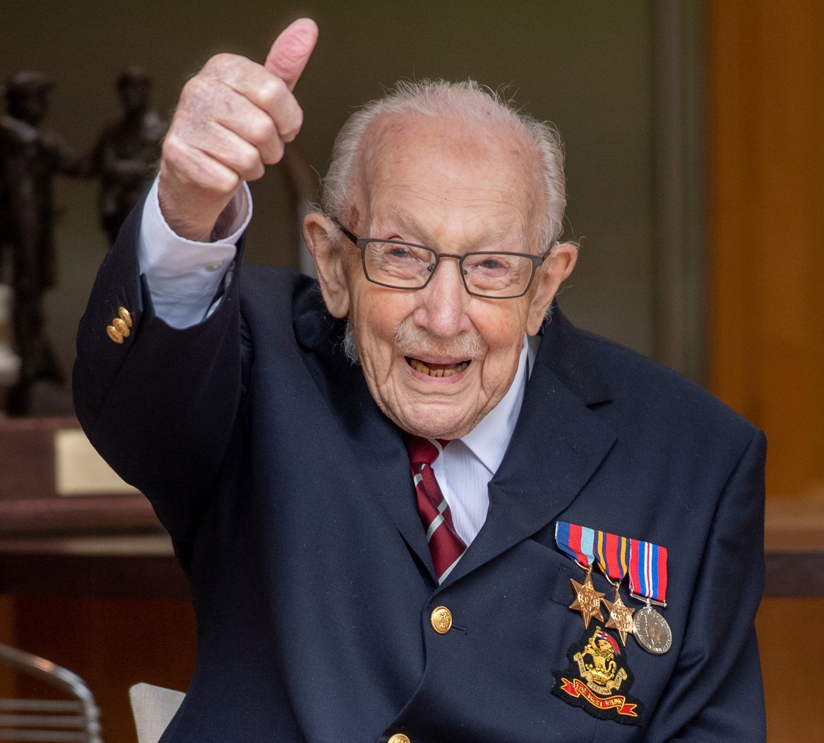 DefenceHQ's tweet photo. In recognition of his incredible fundraising achievements for @NHSuk charities, @captaintommoore has been appointed as the first Honorary Colonel of the Army Foundation College, Harrogate. 

🎉May we be one of the first to say, happy birthday Colonel Tom! 

#CaptainTomMoore https://t.co/HSlIhWqTg1