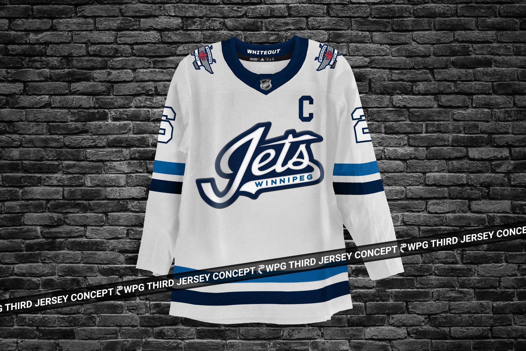 winnipeg jets whiteout jersey