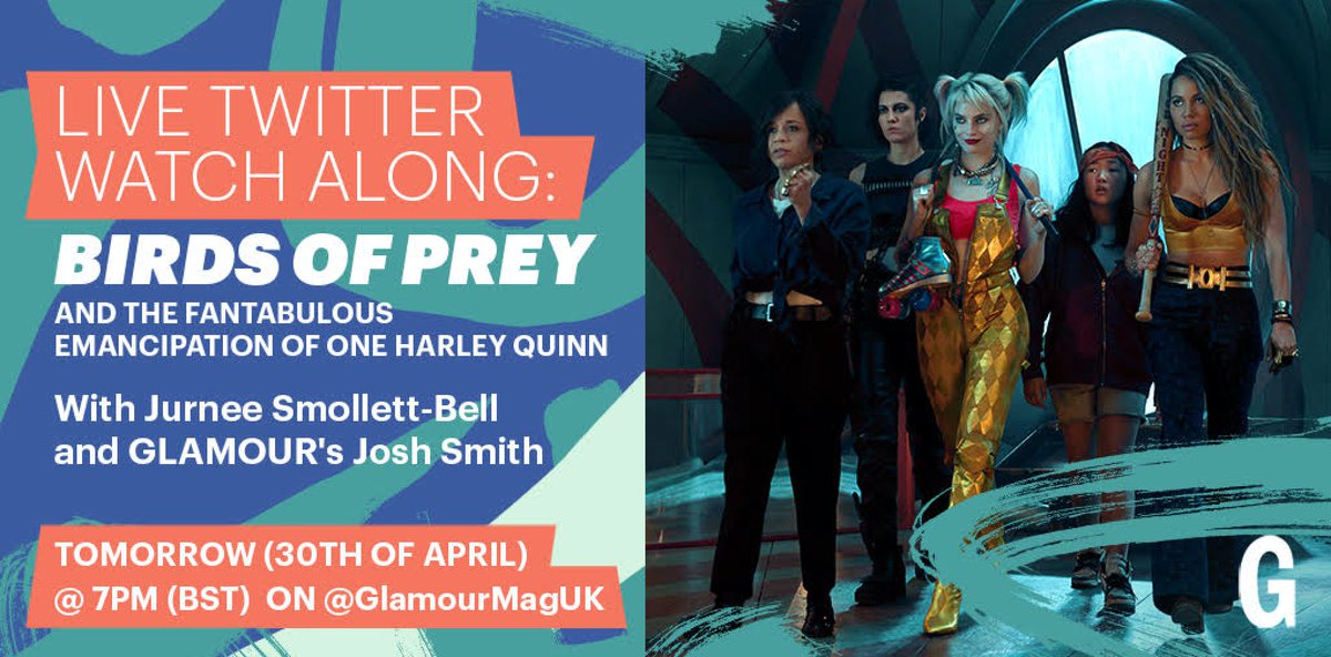 My #BirdsOfPrey & #blackcanary peeps we’re having a watchalong TOMORROW w/ me & GLAMOUR's @joshsmithhosts... Head to @GlamourMagUK Twitter at 11am PST, 2pm est and 7pm GMT and use #BOPWatchAlong to join the mayhem. Get your copy from all good digital retailers now #WatchAtHome