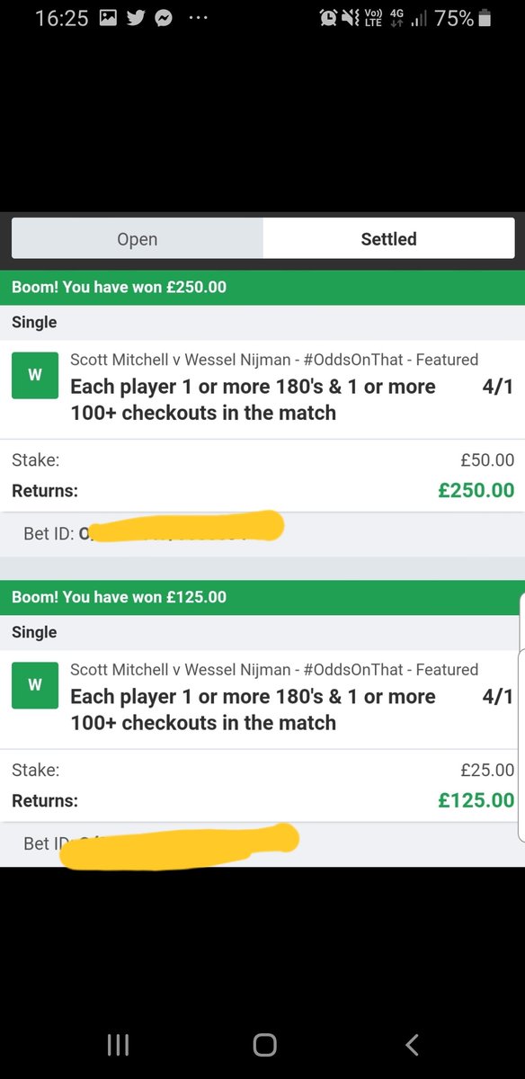 DoubleTopTips's tweet photo. 🚨After an incredibly successful month, I've decided to create this page.🚨

I've always done well on dart bets, but this lockdown period, has been special🤑
Profit attached from Bet365 and SOME betfair winners this month alone 🤑👌🎯.

Feel free to join the winning team. #Darts https://t.co/ocg4U5S6kX