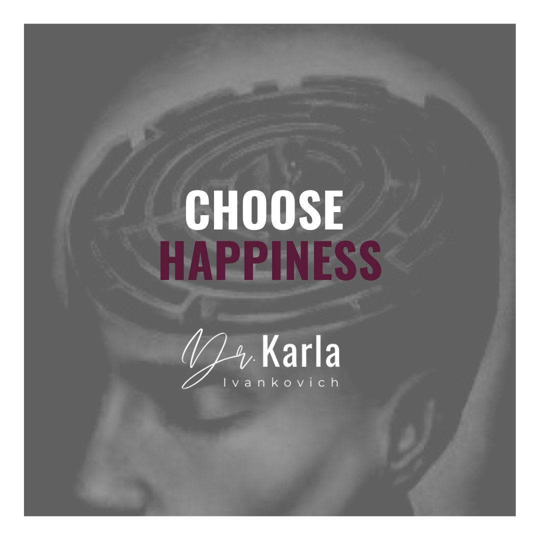 To reduce your anxiety means you CHOOSE to work out the maze in your head and don’t give up when you face an obstacle.
#choosehappiness