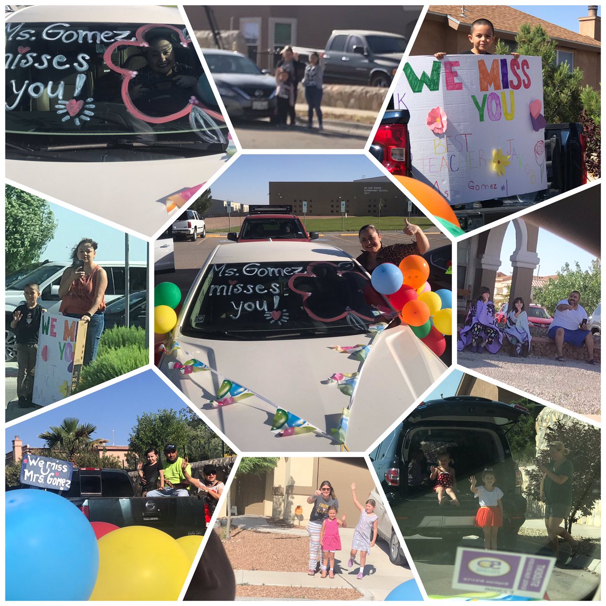 My heart was filled with joy as I saw a lot of my students in our school’s neighborhood parade today! I am glad I was able to bring a smile to their face! It was hard to drive as happy tears rolled down my face! I truly LOVE working for DSSE! #BeShookBeDauntless #TeamSISD