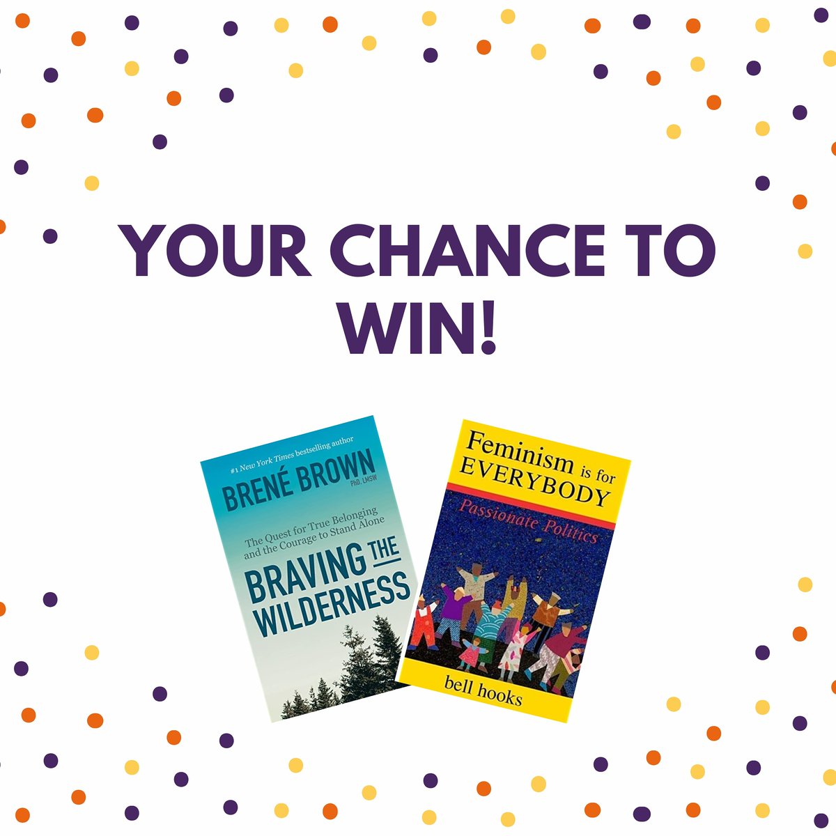 We're giving two people the chance to win a book by either  @BreneBrown or bell hooks. Both of them have been huge influences on the work we do and the way we do it. To enter the prize draw we want to hear who has influenced you! Here's what you need to do: