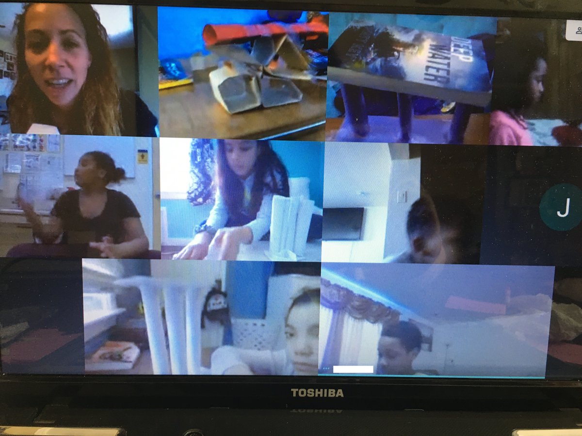 GablesGator's tweet photo. Big shout out to our afterschool STEM club students for designing and building structures with only paper and tape.  #stemathome #remotelearning #keepitup Thanks @_MOPAL @HowellPAL  @dhillpen @Chrishill19_ https://t.co/toWLn88Du7
