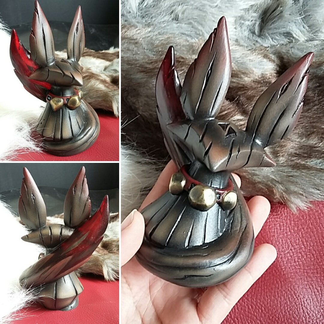 LRCosplay's tweet photo. Hey ! Le petit Totem Vulpera de feu est enfin disponible sur ma boutique Etsy! Victime de son succès hier j'ai du ralonger les temps de livraison..! Sculpté, moulé puis tiré en résine epoxy transparente ! 100% fait maison ! 😍
#totemvulpera #vulpera #worldofwarcraft https://t.co/T7ZKaiiVNL